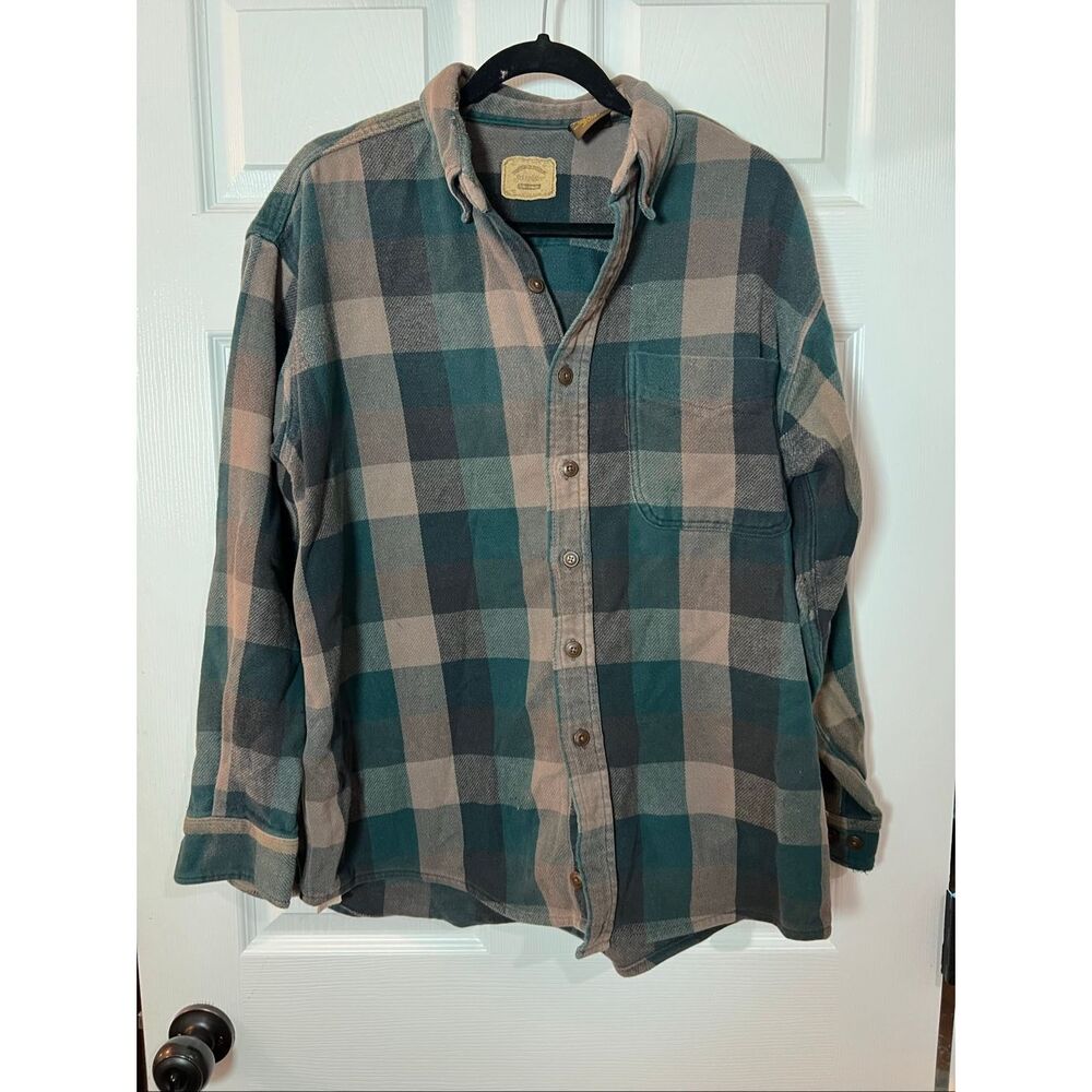 Sonoma Plaid Flannel Button Down Shirt Men’s Large